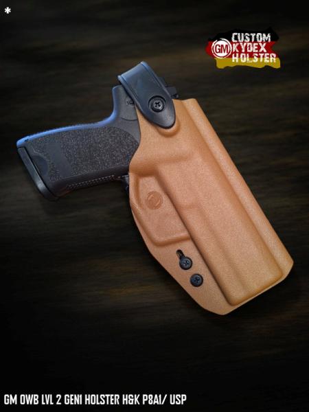 GM OWB LVL 2 GEN1 Kydexholster für HK P8A1/ USP Coyote